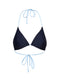 Swim-Club by Sapir Avisror's Touchחזיית בגד ים בשילוב שרוכי קשירה.לוגו טביעת אצבע בגב הפריט.הוראות כביסה - יש לכבס בכביסה ידנית בלבד.גוון כחול נייבי בשילוב תכלת.כל חלק נמכר בנפרד.לתשומת לבך - אין להסיר את מדבקת ההייגינה, במידה ותוסר לא ניתן יהיה לבצע החלפות/החזרות.