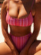 Swim-Club by Sapir Avisror's Touchחזיית בגד ים בגזרה מעט יותר ארוכה.שילוב של רצועות מתכוונות בחלק האחורי.הפריט ללא ריפוד נשלף וללא פתח להכנסת ריפוד.לוגו טביעת אצבע בגב הפריט.הוראות כביסה - יש לכבס בכביסה ידנית בלבד.הדפס פסים ורוד.כל חלק נמכר בנפרד.לתשומת לבך - אין להסיר את מדבקת ההייגינה, במידה ותוסר לא ניתן יהיה לבצע החלפות/החזרות.