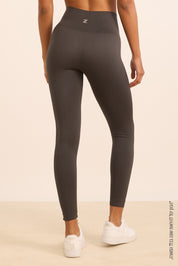 טייץ ארוך מבד seamless ללא תפר בגוון אפור