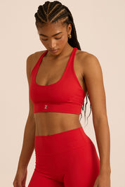 טופ מפתח עמוק בגוון אדום