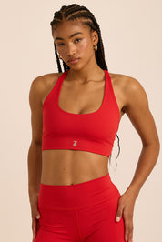 טופ מפתח עמוק בגוון אדום