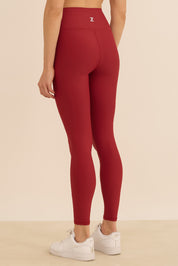 טייץ מבד 4 כיוונים בגוון בורדו