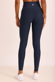 טייץ 4 כיוונים בגוון כחול נייבי  חלק אחורי