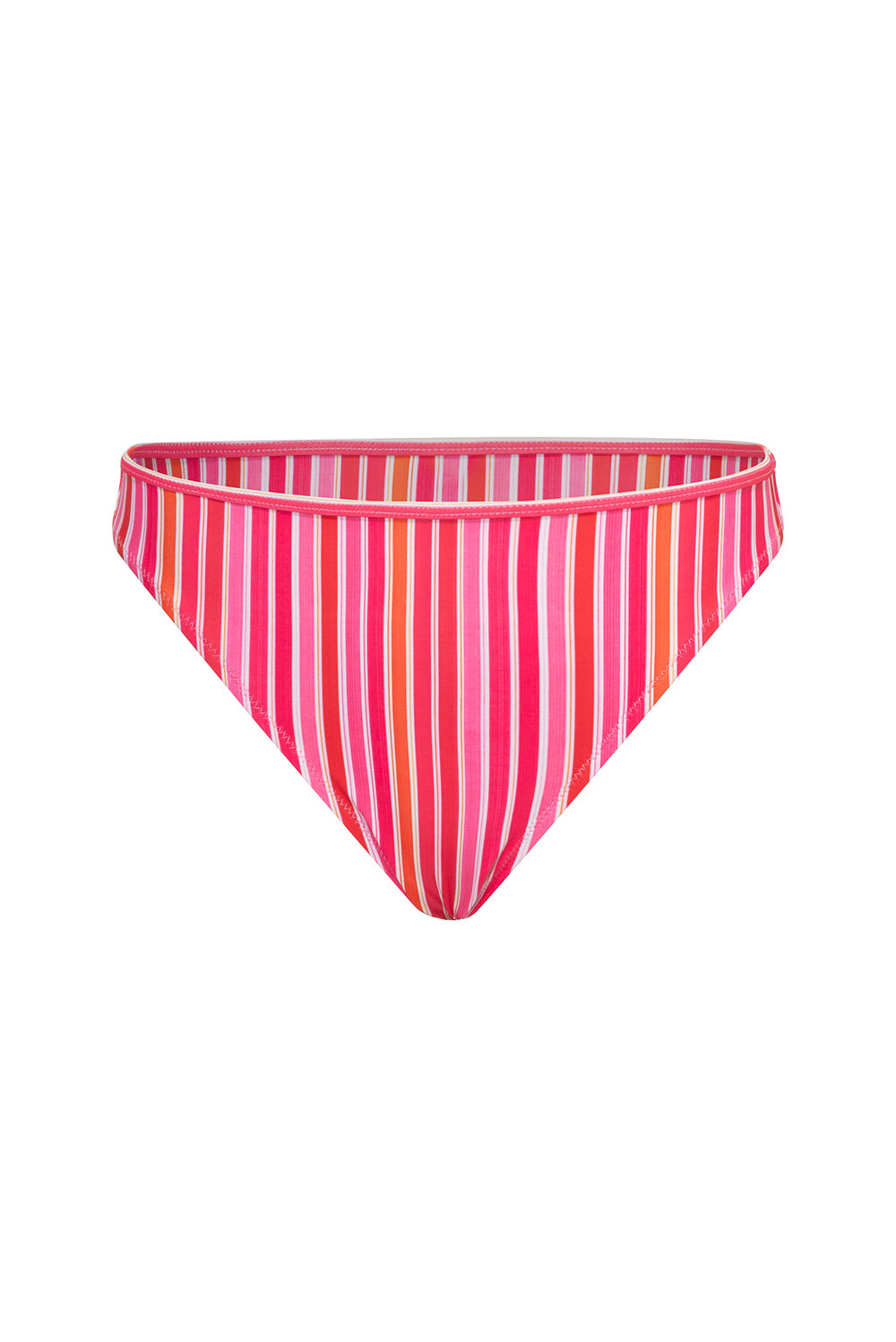 Swim-Club by Sapir Avisror's Touchתחתון בגד ים די גבוה.שילוב של פס צבע אחד בחגורת התחתון.לוגו טביעת אצבע בגב הפריט.הוראות כביסה - יש לכבס בכביסה ידנית בלבד.הדפס פסים ורוד.כל חלק נמכר בנפרד.לתשומת לבך - אין להסיר את מדבקת ההייגינה, במידה ותוסר לא ניתן יהיה לבצע החלפות/החזרות. 