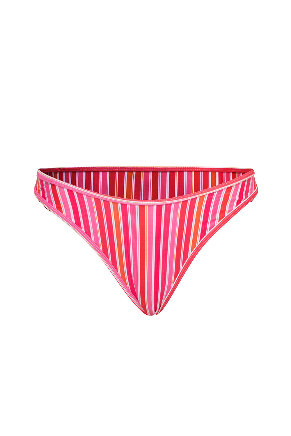Swim-Club by Sapir Avisror's Touchתחתון בגד ים אמצע (אינו נמוך אך גם אינו גבוה).שילוב של פסי צבע לאורך כל מסגרת התחתון.לוגו טביעת אצבע בגב הפריט.הוראות כביסה - יש לכבס בכביסה ידנית בלבד.דפוס פסים ורוד.כל חלק נמכר בנפרד.לתשומת לבך - אין להסיר את מדבקת ההייגינה, במידה ותוסר לא ניתן יהיה לבצע החלפות/החזרות. 
