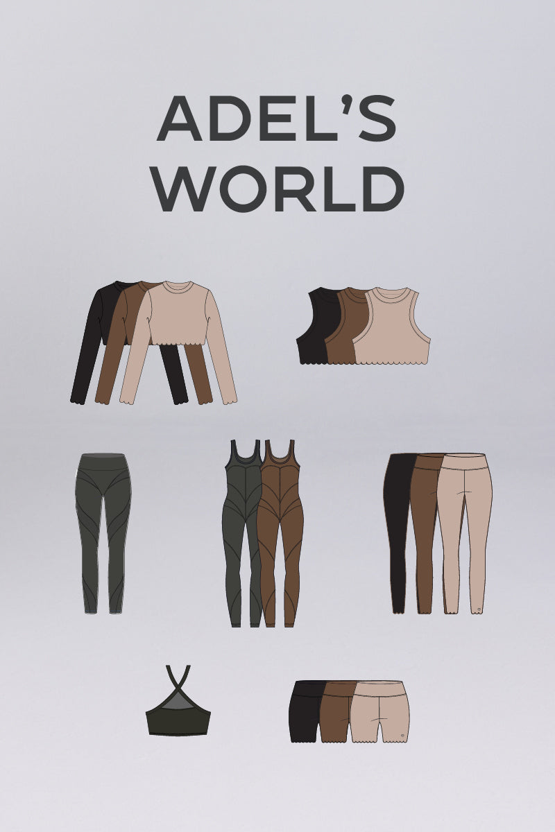 ADEL'S WORLD - קולקציה חדשה בעיצובה של אדל בספלוב, לחיצה על התמונה תעביר לגלריית הפריטים בעיצובה | בתמונה דגמי הקולקציה אשר יעלו ב-10.12 