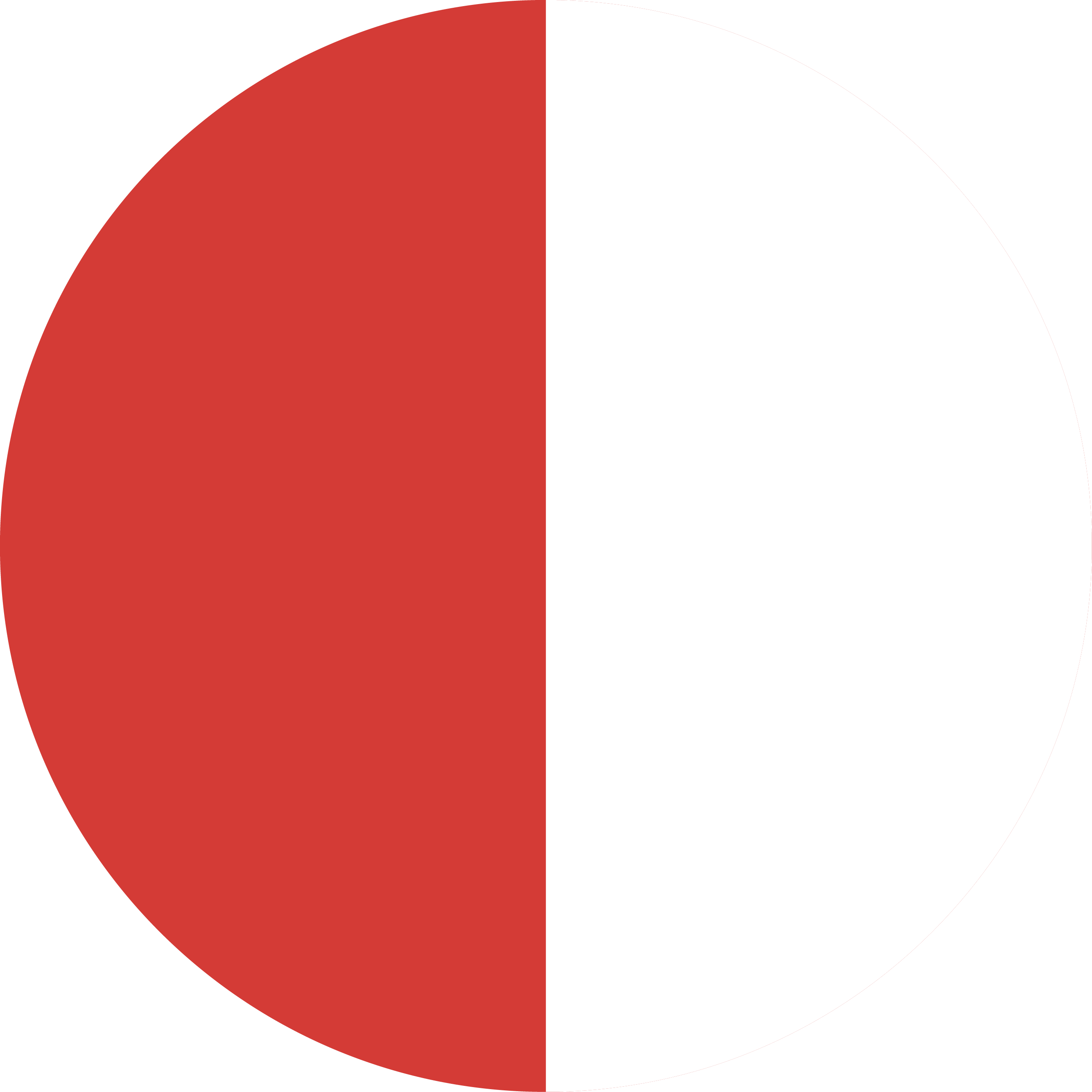 עיגול צבע - לבן עם לוגו אדום