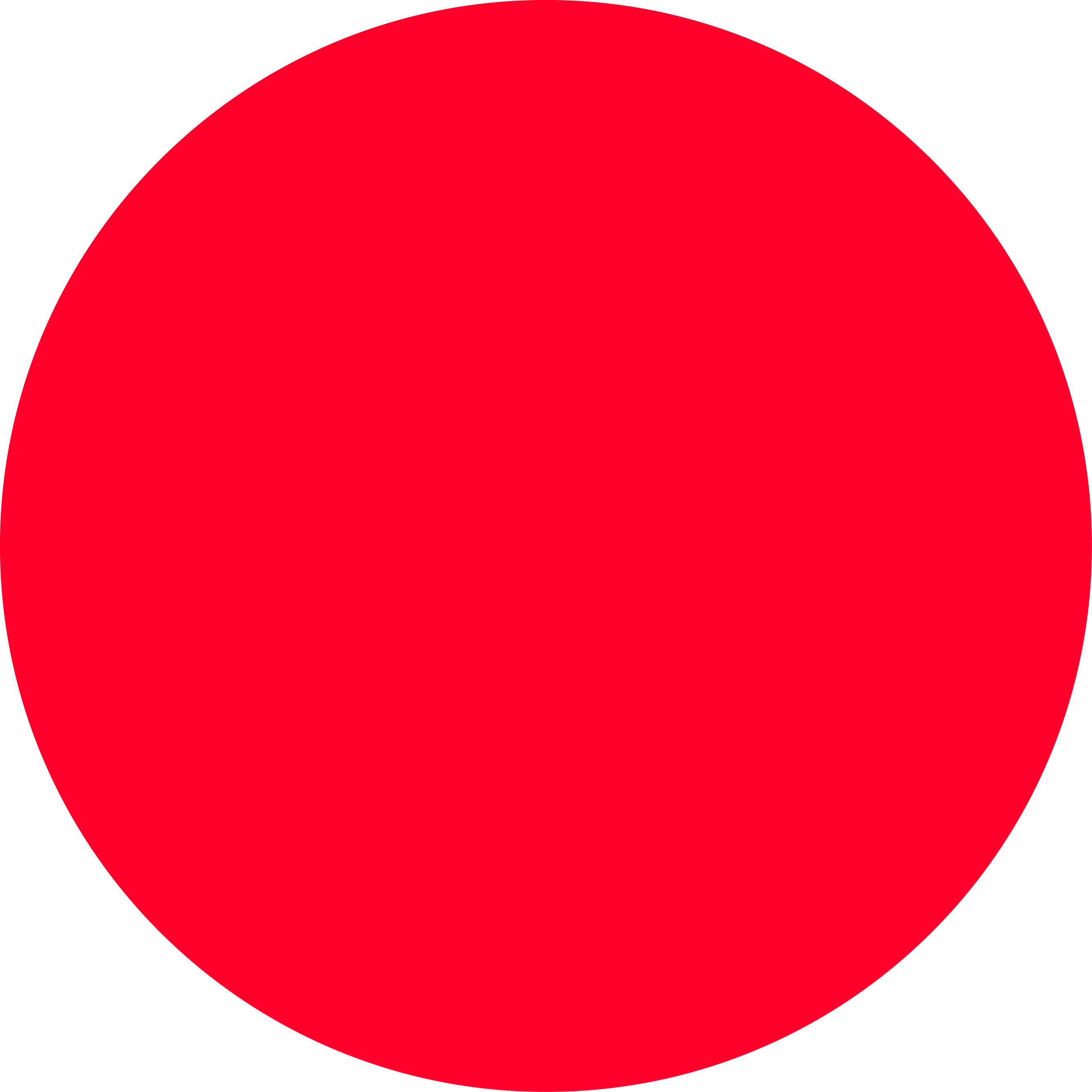 עיגול צבע TRUE RED