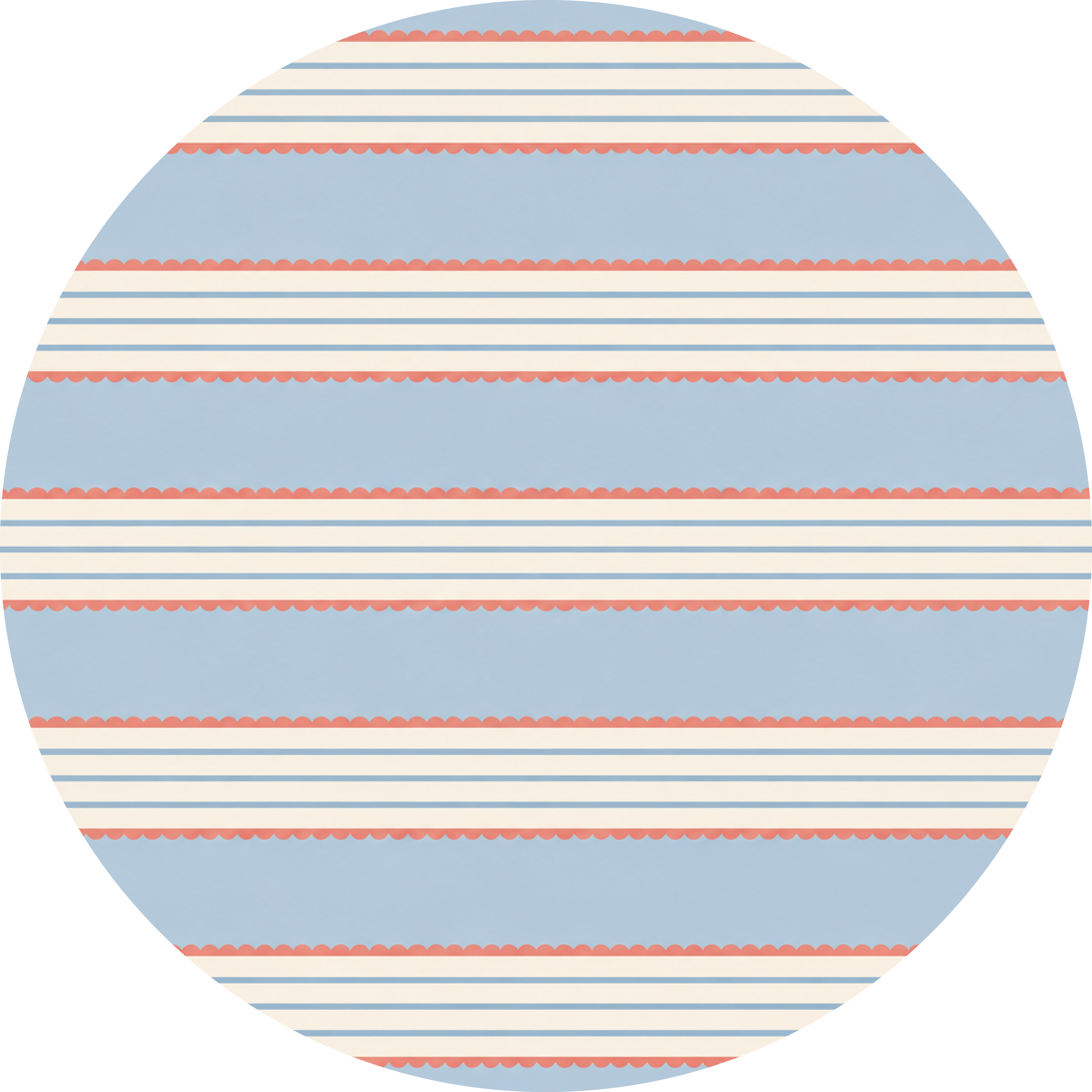 עיגול צבע - CORAL WAVE STRIPE