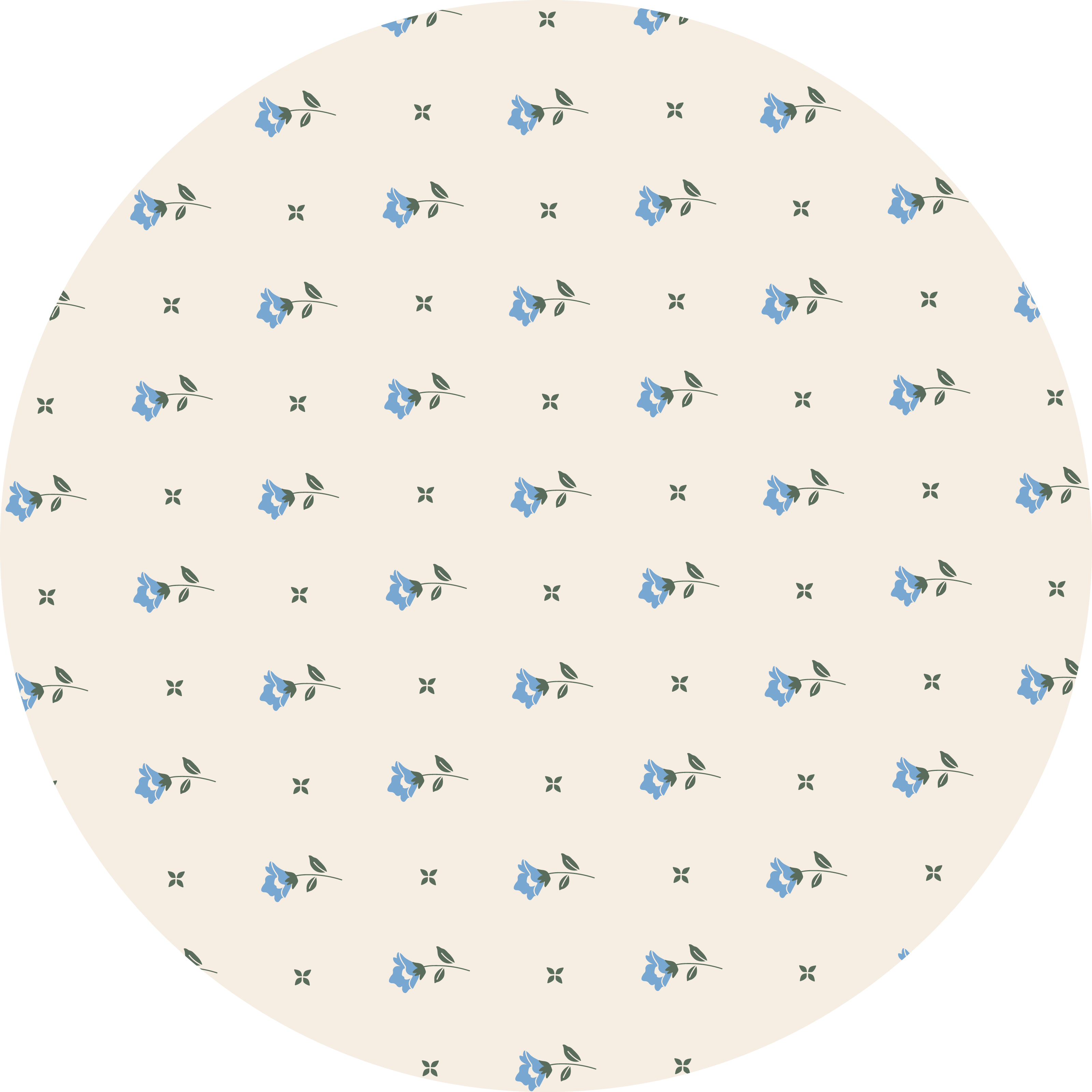 עיגול צבע floral whisper