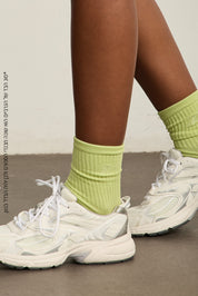 Z SOCKSזוג גרביים בגוון מנטה.לוגו Z.מידה: ONE SIZE