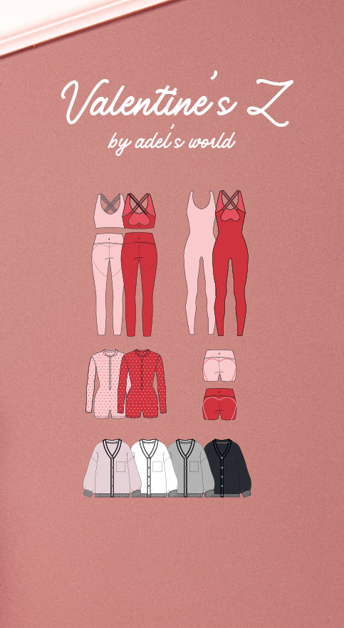 VALENTINE'S Z - BY ADEL'S WORLD - לחיצה על התמונה תעבור לדף הקולקציה בעיצובה של אדל בספלוב